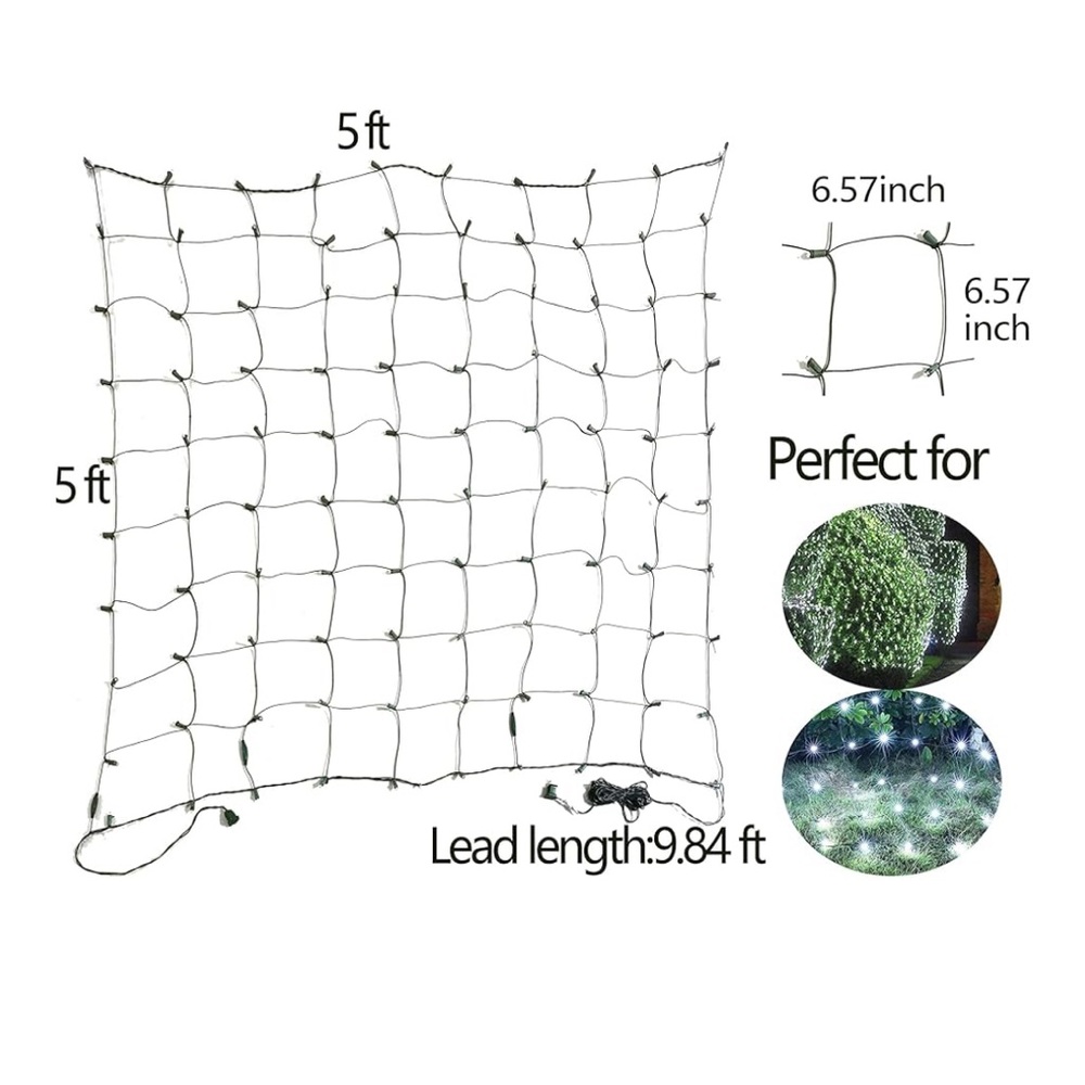 White Net String Lights